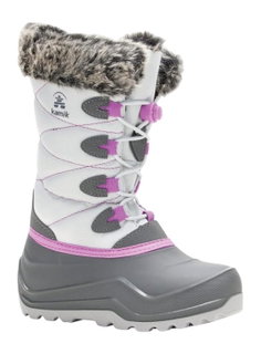Kamik Winterstiefel Snowangel - Made in Canada, wasserdicht - grau Mädchen