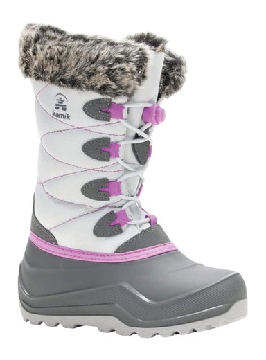 Kamik Winterstiefel Snowangel - Made in Canada, wasserdicht - grau Mädchen