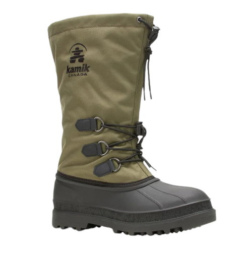 Kamik Winterstiefel Canuck (Denier-Nylon, wasserdicht) olivegrün Herren
