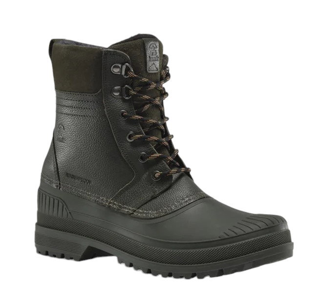 Kamik Winterstiefel Hemlock (Leder, wasserdicht) dunkelgrün Herren