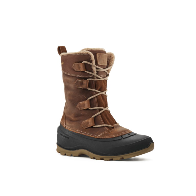 Kamik Winter Boots Snowgem 2 (Nubuck Leather, Waterproof) Brown Ladies