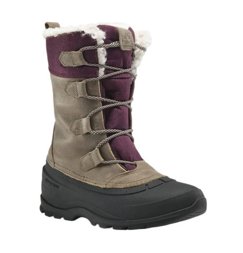 Kamik Winterstiefel Snowgem (Leder, Nylon, wasserdicht) braun/violett Damen