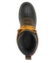 Kamik Winter Boots William LO (Leather, Waterproof) Dark Brown/Black Men's