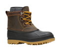 Kamik Winter Boots William LO (Leather, Waterproof) Dark Brown/Black Men's