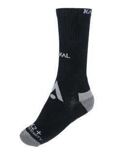 Karakal Indoorsocke X2+ MId-Calf schwarz/grau - 1 Paar