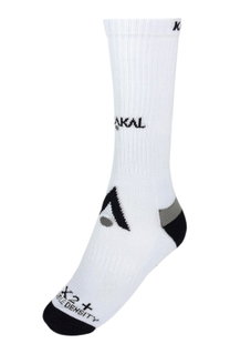 Karakal Indoorsocke X2+ MId-Calf weiss/schwarz - 1 Paar