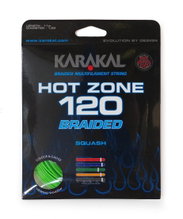 Karakal Squashsaite Hot Zone Braided 120 (Power+Kontrolle) 1.20mm grün 11m Set