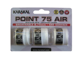 Karakal Overgrip Point Air 0.75mm weiss 3er