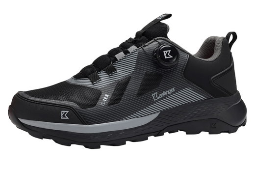 Kastinger Wanderschuhe LH-Lengtal Low XT KTX (BOA-Schnürsystem, wasserdicht) schwarz/grau Herren