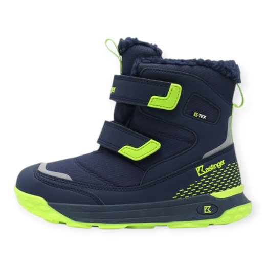 Kastinger Winterstiefel UT-Arctica MID V KTX (wasserdicht, warmes Innenfutter) navyblau/lime Kinder (32-35)