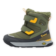 Kastinger Winterstiefel UT-Arctica MID V KTX (wasserdicht, warmes Innenfutter) olivegrün/gelb Kinder (32-35)