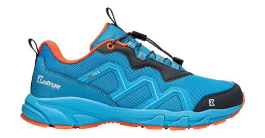 Kastinger Wander-Freizeitschuhe Everyhiker Low KTX (Schnellschnürsystem, wasserdicht) skyblau/orange Herren