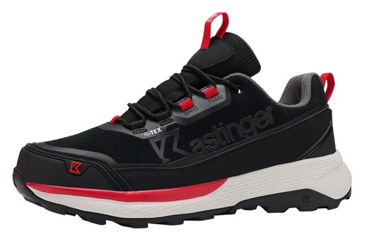 Kastinger Wanderschuhe LH-Wildberg Low KTX (Speedlace-System, wasserdicht) schwarz/rot Herren