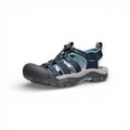 Keen Sandale Newport H2 (schnelltrocknendes, Schnellschnürsystem mit Klettverschluss) navyblau Damen