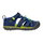 Keen Sandale Seacamp II CNX (Synthetik/Textil, Schnellschnürsystem mit Klettverschluss) navyblau/lime Kleinkinder