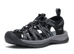 Keen Sandale Whisper (wasserdicht, Schnellschnürsystem, für leichte Wanderungen) grau/schwarz Damen