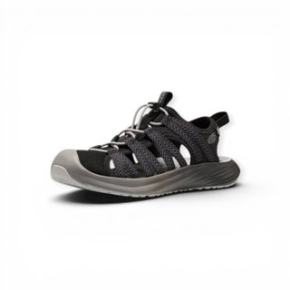 Keen Sandale Whisper Lite (Schnellschnürsystem, für leichte Wanderungen) schwarz/grau Damen