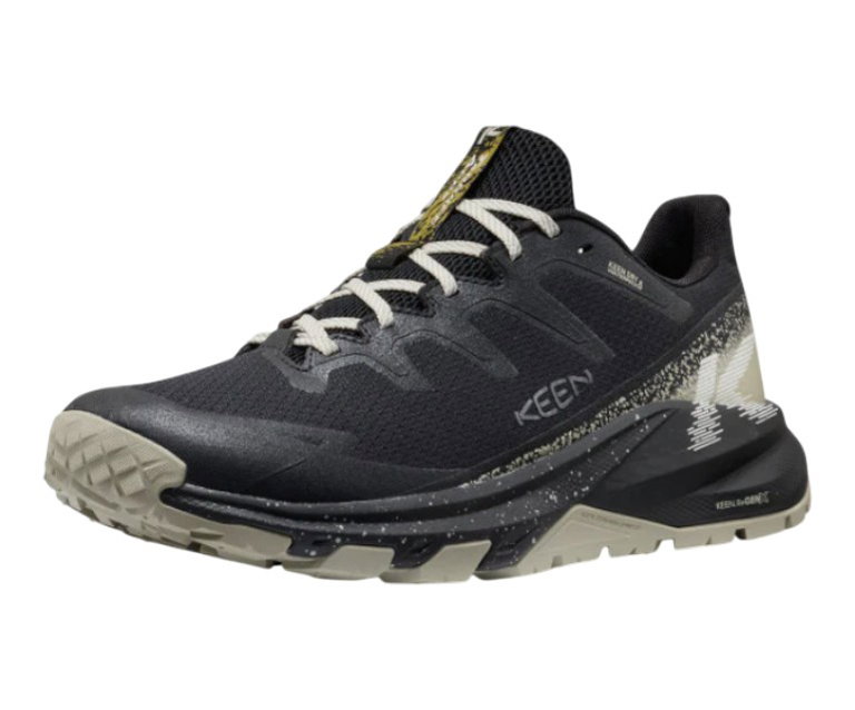 Buty trekkingowe Keen Targhee Apex WP (wszechstronne, wodoodporne) czarne/szaro-kamienne męskie