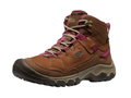Keen buty trekkingowe Targhee IV Mid WP (skóra nubukowa, wodoodporne) brązowo-różowe damskie