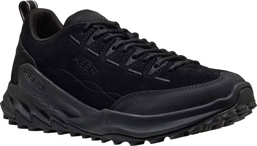 Keen Jasper Zionic Hiking Shoes (Suede) Black Men's