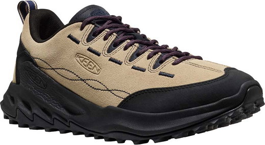 Keen Jasper Zionic Hiking Shoes (Suede) beige/black Men's