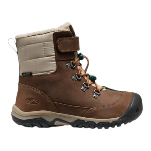 Keen Winterstiefel Kanibou WP Y-Dark (Schnellschnürsystem, wasserdicht) braun Kinder