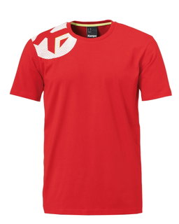 Kempa Sport-Tshirt Core 2.0 Basic (100% Baumwolle) rot Herren