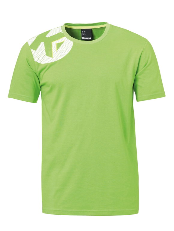 Kempa Sport-Tshirt Core 2.0 Basic (100% Baumwolle) grün Herren