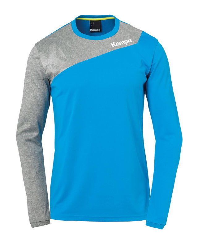 Kempa Sport-Langarmshirt Core 2.0 (100% Polyester) hellblau Herren