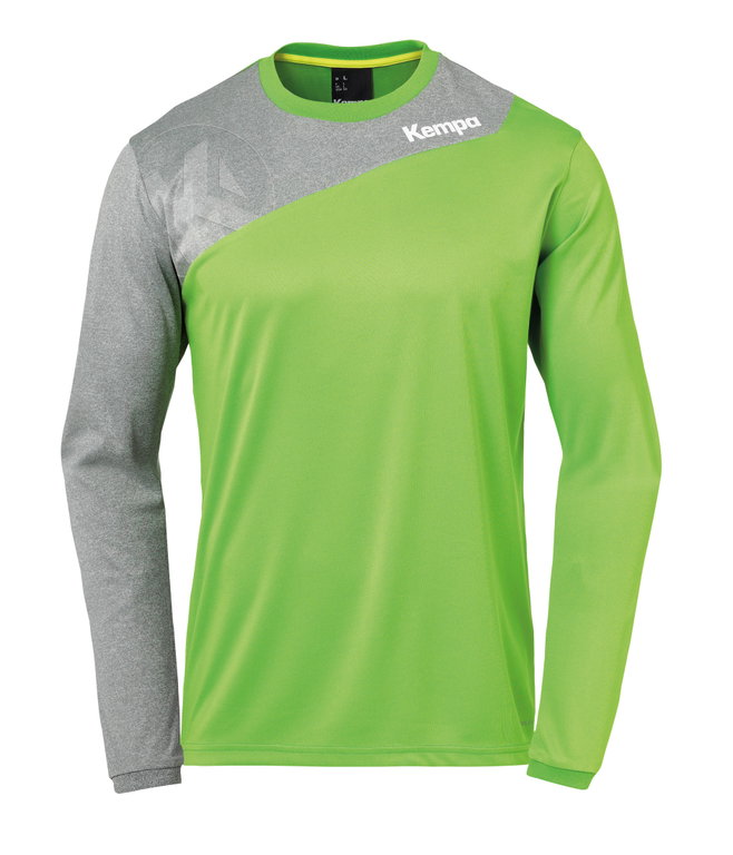 Kempa Sport-Langarmshirt Core 2.0 (100% Polyester) grün Herren