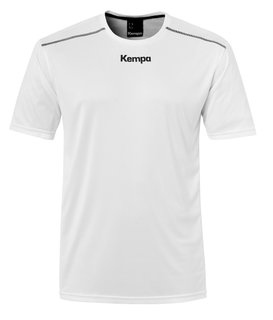 Kempa Sport- Sport-Tshirt Poly weiss Herren