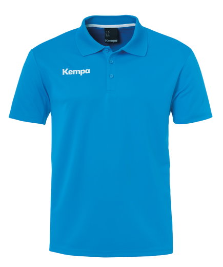 Kempa Sport-Polo Poly (100% Polyester) hellblau Herren