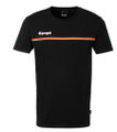 Kempa Freizeit-Tshirt Team Deutschland/Germany (Bio-Baumwolle) schwarz Herren