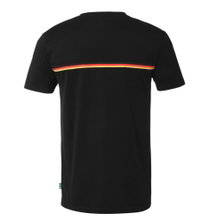 Kempa Freizeit-Tshirt Team Deutschland/Germany (Bio-Baumwolle) schwarz Herren