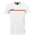 Kempa Freizeit-Tshirt Team Deutschland/Germany (Bio-Baumwolle) weiss Herren