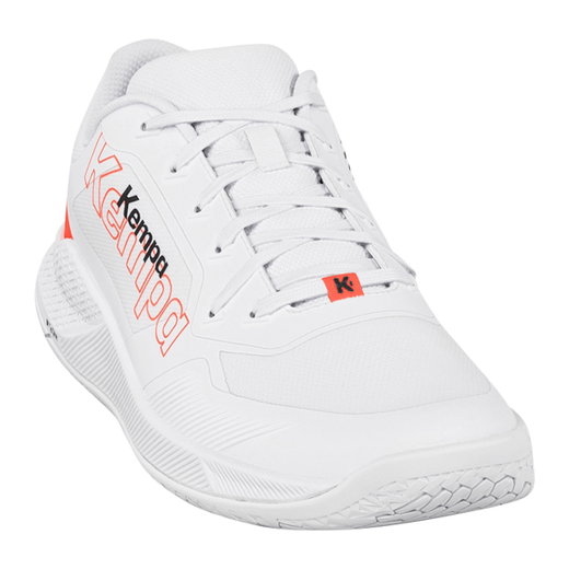 Kempa Hallen-Indoorschuhe Kourtfly Three (Handball) weiss/schwarz/fluo Herren