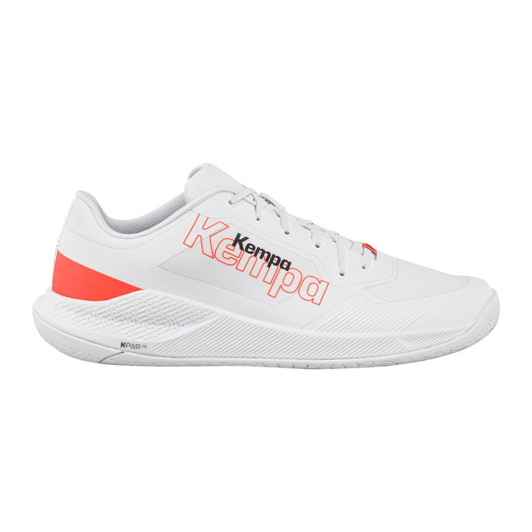 Kempa Hallen-Indoorschuhe Kourtfly Three (Handball) weiss/schwarz/fluo Herren