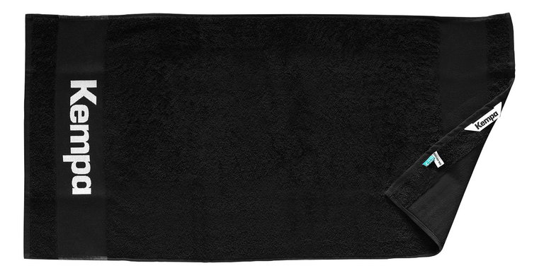 Kempa Handtuch (100% Baumwolle) schwarz 100x50cm