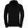 Kempa Kapuzenpullover Hoodie (angenehmer Tragekomfort) schwarz Herren