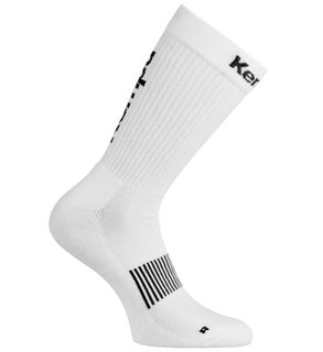 Kempa Indoorsocke Logo Classic weiss/schwarz - 1 Paar