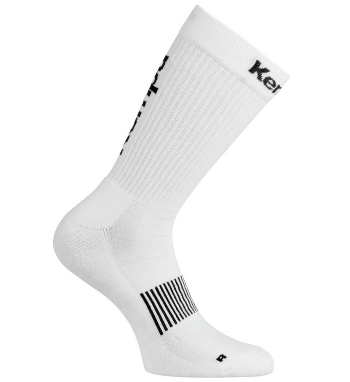 Kempa Indoorsocke Logo Classic weiss/schwarz - 1 Paar
