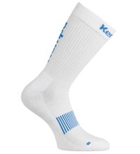 Kempa Indoor Sock Logo Classic white/royal blue - 1 pair