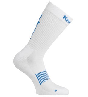 Kempa Indoorsocke Logo Classic weiss/royalblau - 1 Paar