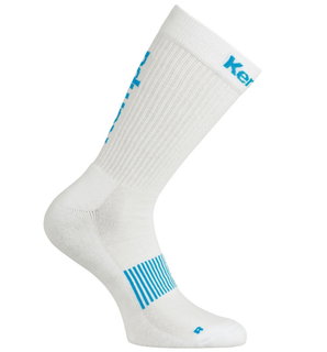 Kempa Indoorsocke Logo Classic weiss/kempablau - 1 Paar
