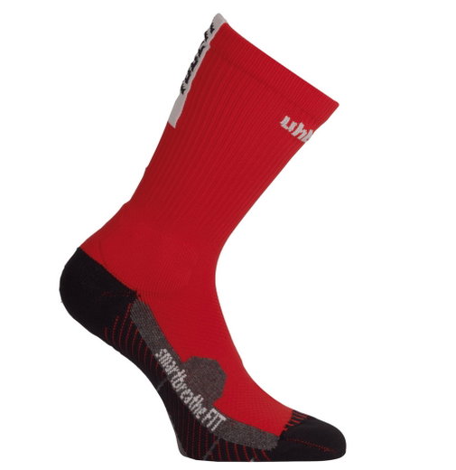 uhlsport Indoorsocke Tube IT rot/weiss - 1 Paar