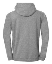 Kempa Hooded Jacket Ambition 28 (Full-Zip, 100% Polyester) grey Men's