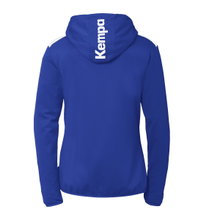 Kempa Hooded Jacket Emotion 27 Full-Zip (comfortable fit) royal blue/white Ladies