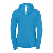 Kempa Hooded Jacket Emotion 27 Full-Zip (comfortable wearing feel) kempablue/white Ladies
