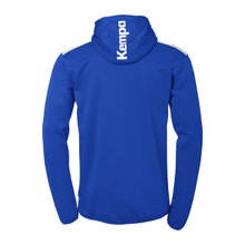 Kempa Kapuzenjacke Emotion 27 Full-Zip (angenehmes Tragegefül) royalblau/weiss Herren