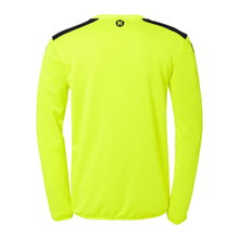 Kempa Sport Long Sleeve Shirt Emotion 27 Training Top (100% Polyester) yellow/navy blue men's